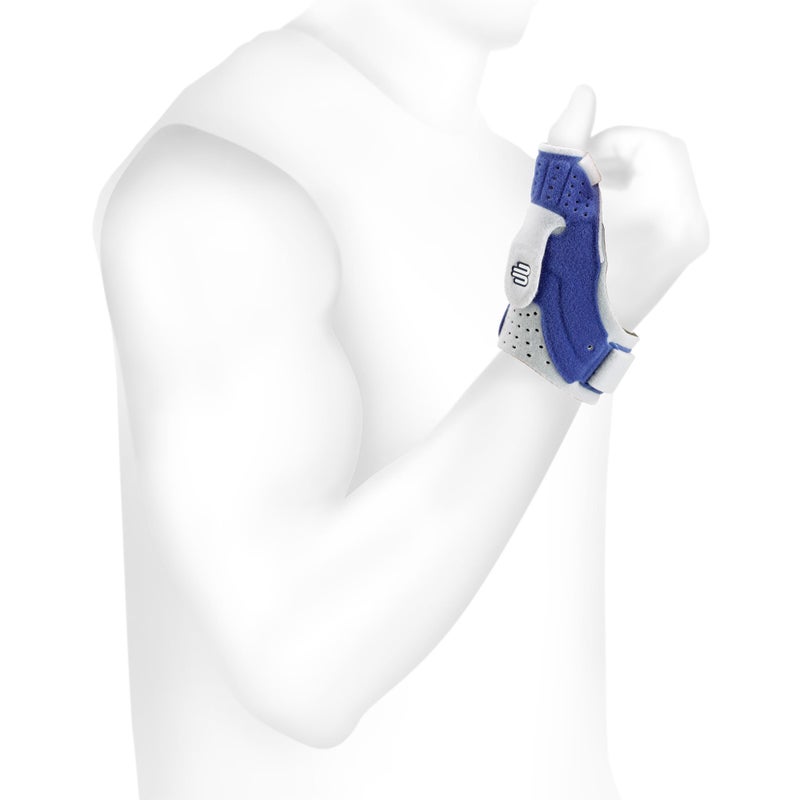 Bauerfeind RhizoLoc Thumb Stabilizer Splint for Fast Relief from Painful Overuse Restricts Thumb Joint Movement Left Hand Size 1